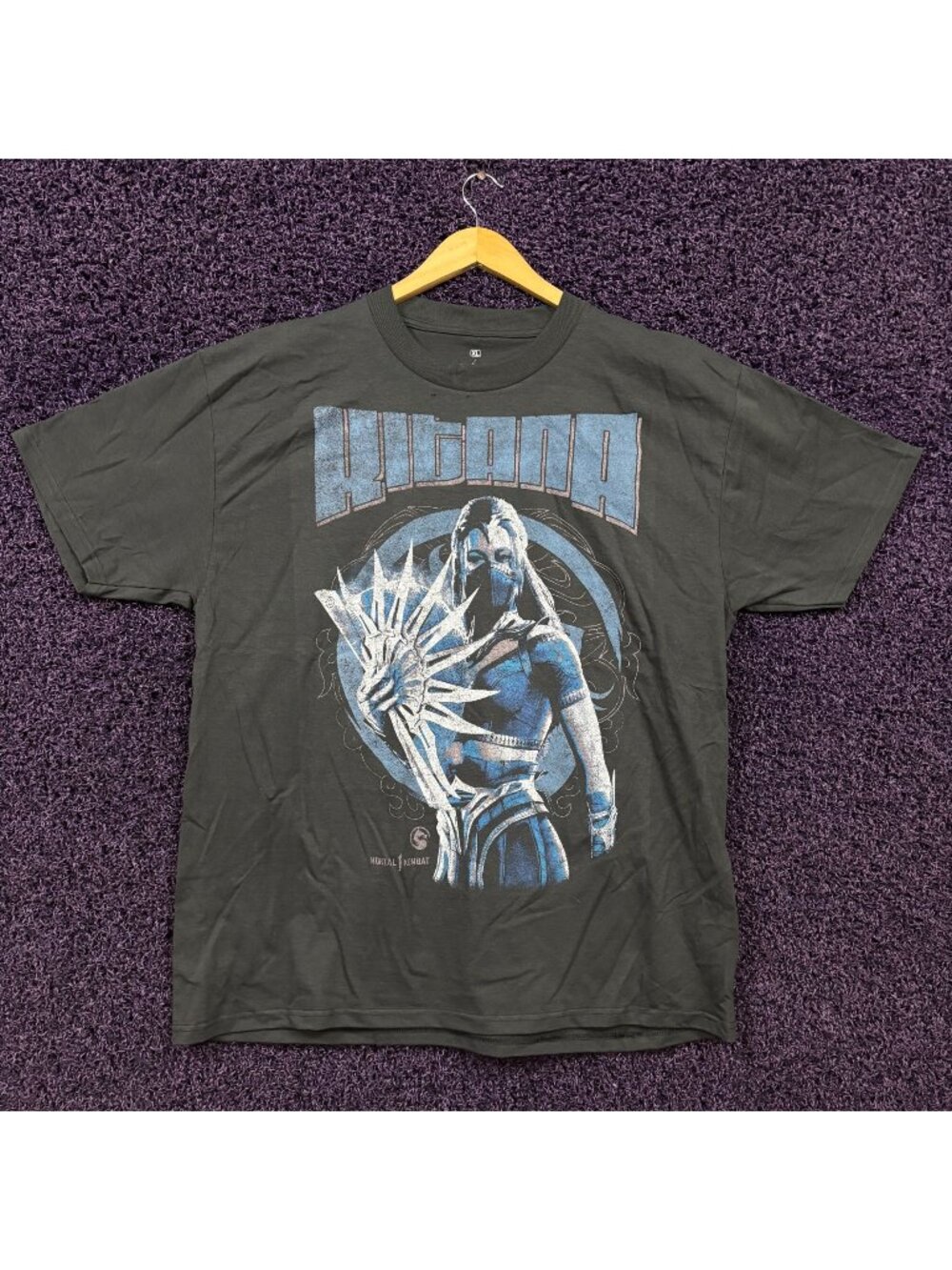 Mortal Kombat Katana Big Graphic T-Shirt Size Extra Large
